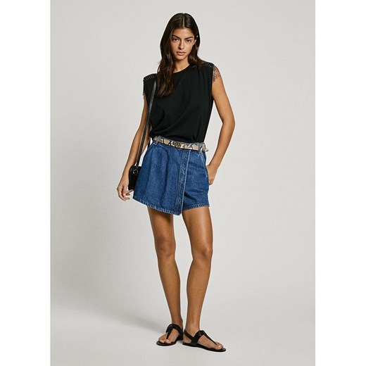 Pepe Jeans Szorty dżinsowe - Regular fit - w kolorze niebieskim ze sklepu Limango Polska w kategorii Szorty - zdjęcie 180273617