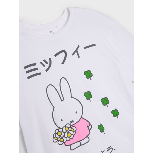 Sinsay - Koszulka Miffy - biały Sinsay 140 Sinsay
