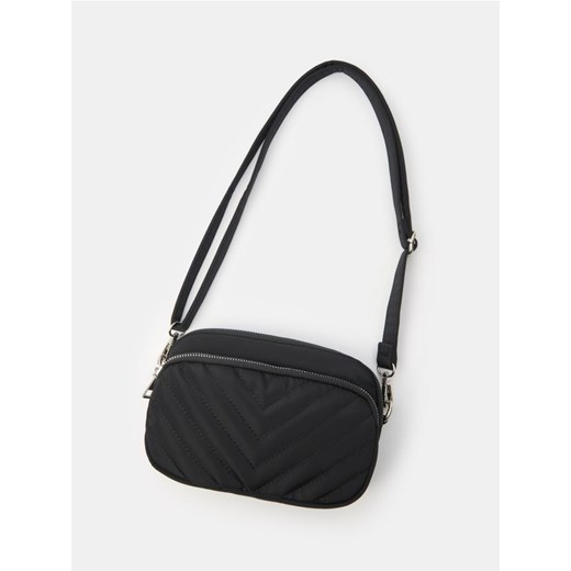 Sinsay - Mała pikowana torebka typu crossbody - czarny ze sklepu Sinsay w kategorii Listonoszki - zdjęcie 180274469