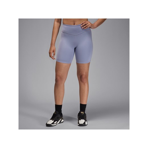 Damskie kolarki z wysokim stanem 18 cm Jordan Sport - Fiolet ze sklepu Nike poland w kategorii Szorty - zdjęcie 180274568
