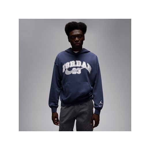 Męska bluza z kapturem z dzianiny dresowej o kroju oversize Jordan MVP - Niebieski ze sklepu Nike poland w kategorii Bluzy męskie - zdjęcie 180274669