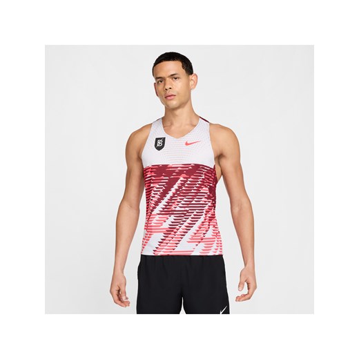 Męska koszulka bez rękawów do biegania Dri-FIT ADV Nike AeroSwift BTC - Biel ze sklepu Nike poland w kategorii T-shirty męskie - zdjęcie 180274746