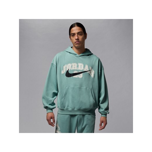 Męska bluza z kapturem z dzianiny dresowej o kroju oversize Jordan MVP - Zieleń ze sklepu Nike poland w kategorii Bluzy męskie - zdjęcie 180274796