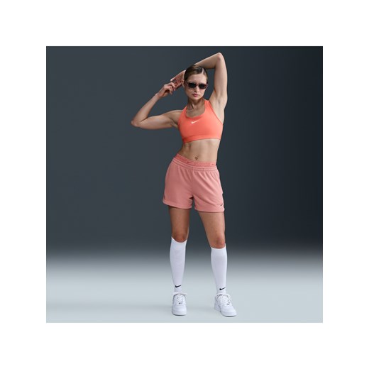 Damskie spodenki ze średnim stanem 10 cm Nike Sportswear Chill Terry - Różowy ze sklepu Nike poland w kategorii Szorty - zdjęcie 180274828