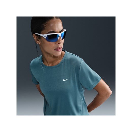 Damska koszulka z krótkim rękawem do biegania Dri-FIT Nike Tempo - Niebieski ze sklepu Nike poland w kategorii Bluzki damskie - zdjęcie 180274838