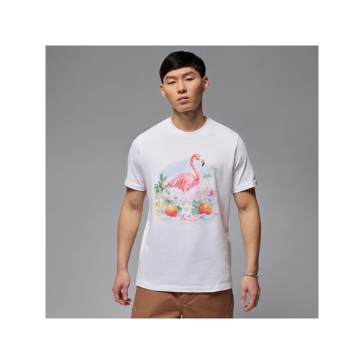 T-shirt męski Jordan Flight Essentials - Biel ze sklepu Nike poland w kategorii T-shirty męskie - zdjęcie 180274886