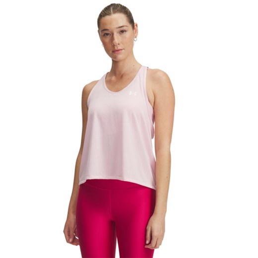 Damski top treningowy Under Armour Tech Swing Tank - różowy ze sklepu Sportstylestory.com w kategorii Bluzki damskie - zdjęcie 180275557