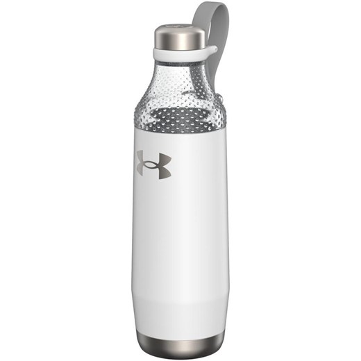 Butelka na wodę Under Armour UA 22oz Infinity Satin White - biała ze sklepu Sportstylestory.com w kategorii Perfumy damskie - zdjęcie 180275608