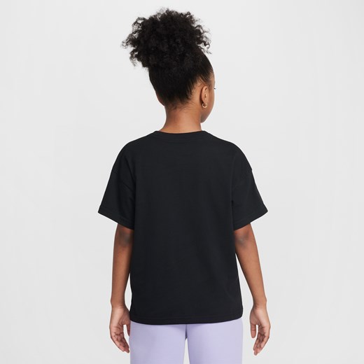 T-shirt dla dużych dzieci (dziewcząt) Nike Sportswear - Czerń Nike M Nike poland
