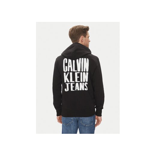 Calvin Klein Jeans Bluza Painted J30J327526 Czarny Regular Fit M MODIVO