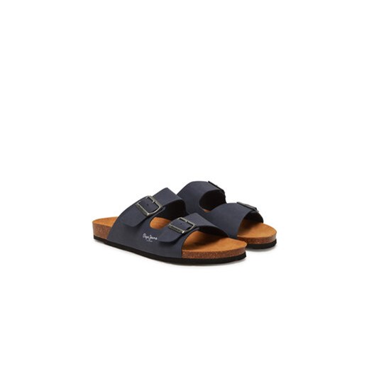 Pepe Jeans Klapki PMS90110 Granatowy Pepe Jeans 40 MODIVO