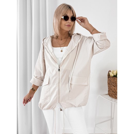 bluza jealla beżowa one size ze sklepu UBRA w kategorii Bluzy damskie - zdjęcie 180278218