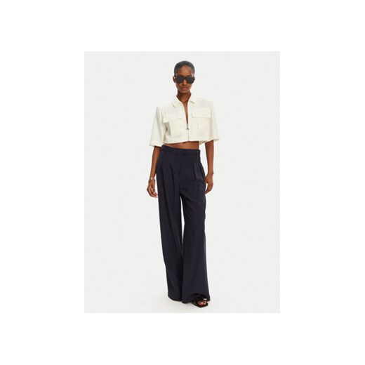 Patrizia Pepe Spodnie materiałowe 2P1670/A573-C789 Granatowy Regular Fit Patrizia Pepe 38 MODIVO
