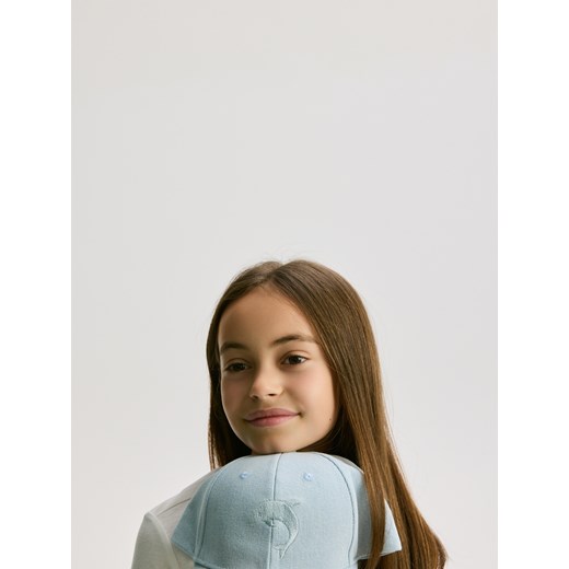Reserved - Jeansowa czapka z daszkiem - jasnoniebieski Reserved 5-9 lat Reserved