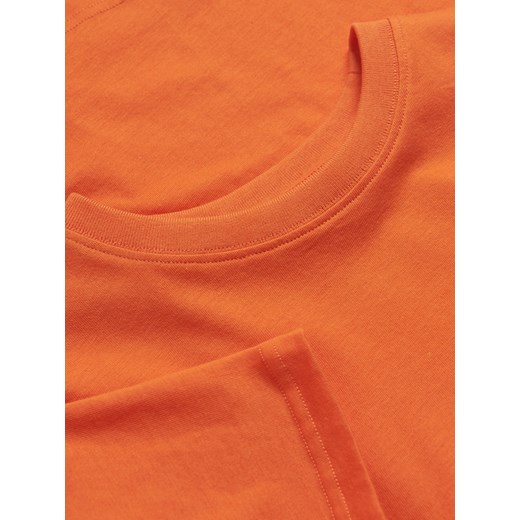 Reserved - Bawełniany t-shirt - pomarańczowy Reserved L Reserved