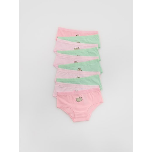 Reserved - Majtki Pusheen 10 pack - wielobarwny ze sklepu Reserved w kategorii Majtki dziecięce - zdjęcie 180281638