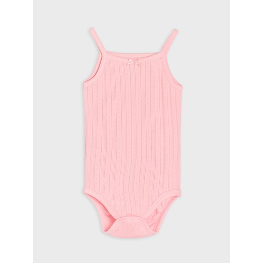 Sinsay - Body z ażurowej dzianiny na ramiączkach 5 pack - kremowy Sinsay 80 Sinsay