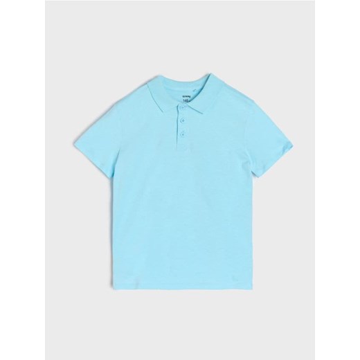 Sinsay - Koszulka polo - błękitny ze sklepu Sinsay w kategorii T-shirty chłopięce - zdjęcie 180283317