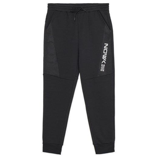 Cropp - Dresowe joggery z siateczkowymi wstawkami - czarny Cropp XXL Cropp