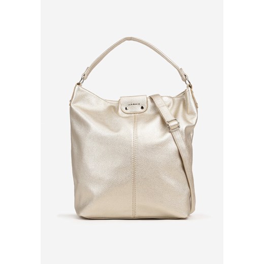 Złota Torebka Hobo z Regulowanym Paskiem Crossbody Tenovesa Renee ONE SIZE okazja renee.pl