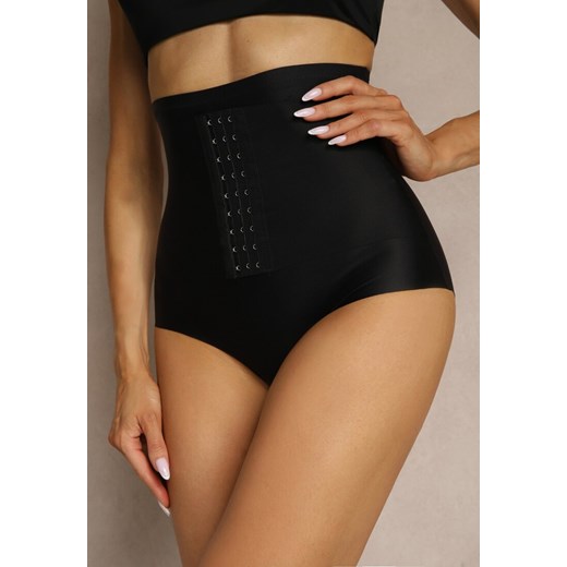 Czarna Bielizna modelująca Majtki Typu Figi High Waist Salanovia ze sklepu renee.pl w kategorii Bielizna wyszczuplająca - zdjęcie 180286098