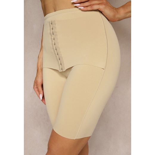 Beżowa Bielizna modelująca Majtki Typu Szorty High Waist Liradelle ze sklepu renee.pl w kategorii Bielizna wyszczuplająca - zdjęcie 180286118