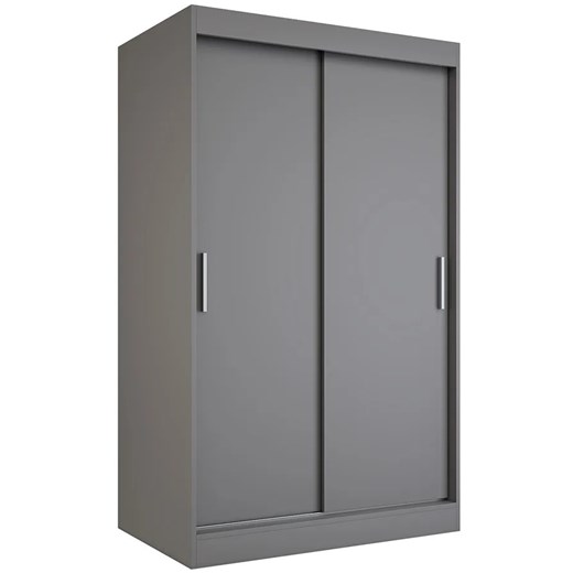 Antracytowa szafa przesuwna 120 cm Eklosa Elior One Size Edinos.pl