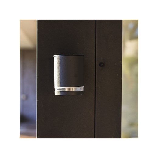 lumisky Solarne lampy ścienne (2 szt.) &quot;Helio&quot; w kolorze czarnym - 12 Lumisky onesize Limango Polska okazja