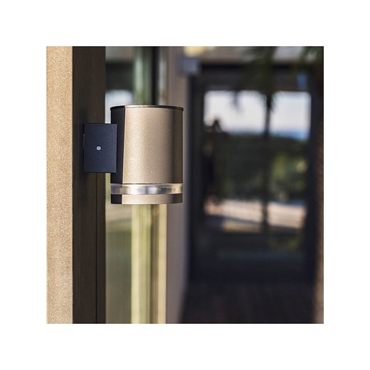 lumisky Solarne lampy ścienne (2 szt.) &quot;Helio&quot; w kolorze czarnym - 12 Lumisky onesize promocja Limango Polska