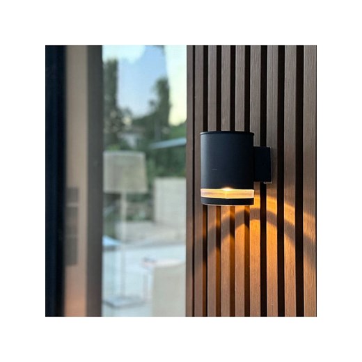 lumisky Solarne lampy ścienne (2 szt.) &quot;Helio&quot; w kolorze czarnym - 12 Lumisky onesize okazyjna cena Limango Polska