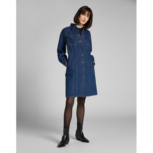 LEE VOLUME SLEEVE DRESS DAMSKA SUKIENKA JEANSOWA RINSE L50INA36 112140195 ze sklepu YouNeedit.pl w kategorii Sukienki - zdjęcie 180288919