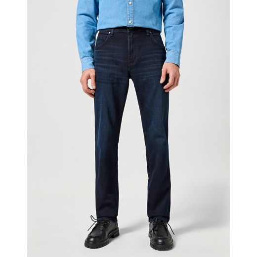 WRANGLER MĘSKIE SPODNIE JEANSOWE GREENSBORO DEEP BLUE BLACK 112355019 W15Q017421 ze sklepu YouNeedit.pl w kategorii Jeansy męskie - zdjęcie 180289079