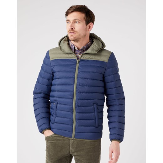 WRANGLER PUFFER JACKET MĘSKA KURTKA PRZEJŚCIOWA NAVY W4B1WA114 112319932 ze sklepu YouNeedit.pl w kategorii Kurtki męskie - zdjęcie 180289169