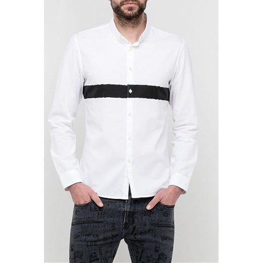 LEE SS LEESURE SHIRT MĘSKA KOSZULA MATERIAŁOWA WHITE L66GKK12 112116402 ze sklepu YouNeedit.pl w kategorii Koszule męskie - zdjęcie 180289405