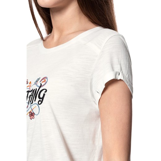 MUSTANG T SHIRT DAMSKI Audrey C Embro CLOUD DANCER 1007921 2020 Mustang L YouNeedit.pl