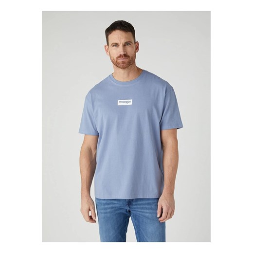 WRANGLER SMALL BOX TEE MĘSKI T-SHIRT KOSZULKA NADURK LOGO STONE WASH W7C4EEX4Q Wrangler S YouNeedit.pl