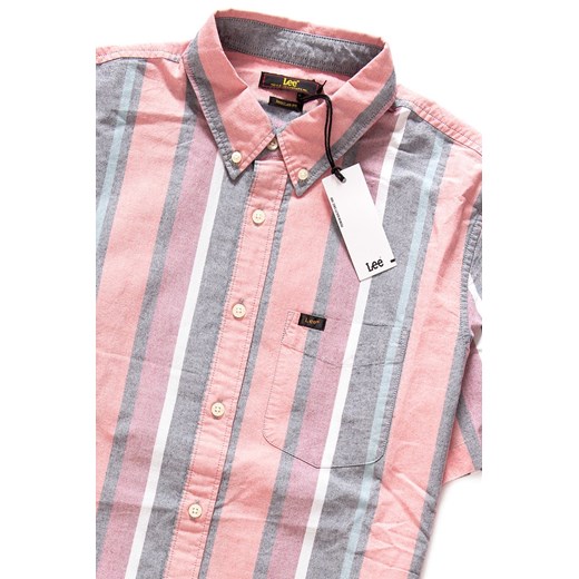 KOSZULA MĘSKA LEE BUTTON DOWN SS BURNED RED L886NULB 112123688 Lee M YouNeedit.pl