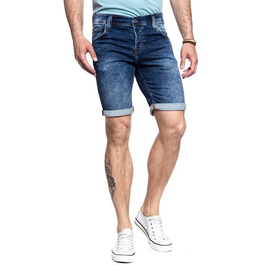 SPODENKI MĘSKIE MUSTANG Chicago Short DENIM BLUE 1007113 5000 683 ze sklepu YouNeedit.pl w kategorii Spodenki męskie - zdjęcie 180290096