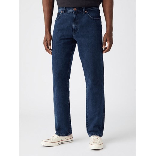 WRANGLER TEXAS SLIM MĘSKIE SPODNIE JEANSOWE BLUE GAMBIT W12SLR29F 112145800 ze sklepu YouNeedit.pl w kategorii Jeansy męskie - zdjęcie 180290116
