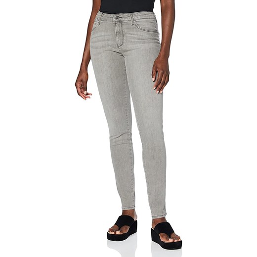 SPODNIE DAMSKIE WRANGLER SKINNY GREY AS ICE W28KQG72E 112128325 ze sklepu YouNeedit.pl w kategorii Jeansy damskie - zdjęcie 180290127