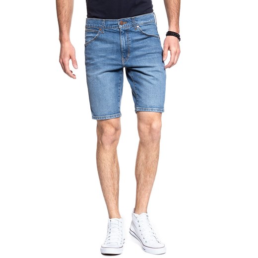SPODENKI WRANGLER 5 POCKET SHORT WORN BLUE W14CKN079 112126600 ze sklepu YouNeedit.pl w kategorii Spodenki męskie - zdjęcie 180290349