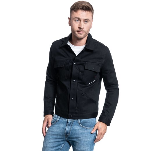 JACK & JONES JJIROYAL OVERSHIRT R211 BLACK DENIM 12155119 ze sklepu YouNeedit.pl w kategorii Kurtki męskie - zdjęcie 180290428