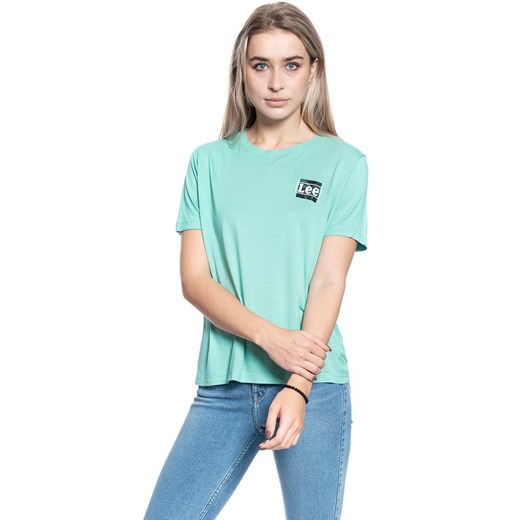 DAMSKI T-SHIRT LEE RELAXED FIT TEE AGATE GREEN L40CBWNB 112108497 ze sklepu YouNeedit.pl w kategorii Bluzki damskie - zdjęcie 180290585