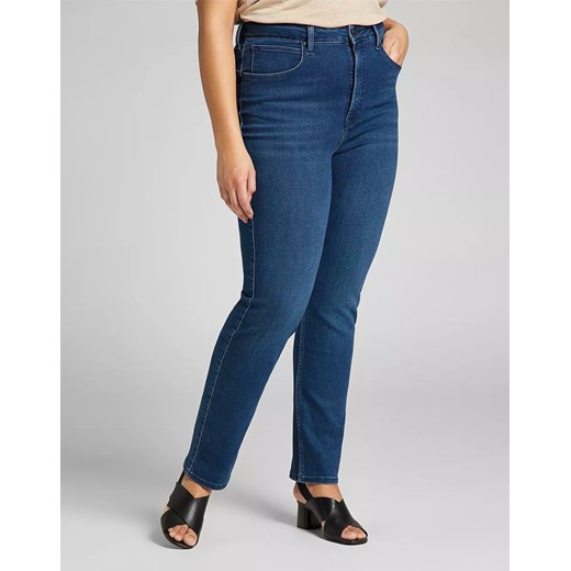 LEE CLASSIC STRAIGHT PLUS DAMSKIE SPODNIE JEANSOWE JEANSY DARK SYLVIE L32JPVWM 112107646 ze sklepu YouNeedit.pl w kategorii Jeansy damskie - zdjęcie 180290645
