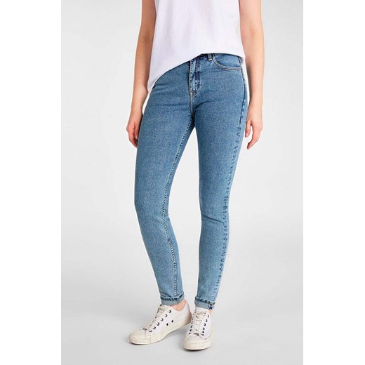 LEE SCARLETT SKINNY HIGH WAIST DAMSKIE SPODNIE JEANSOWE MENLO LIGHT L626LYIA 112114261 ze sklepu YouNeedit.pl w kategorii Jeansy damskie - zdjęcie 180290847