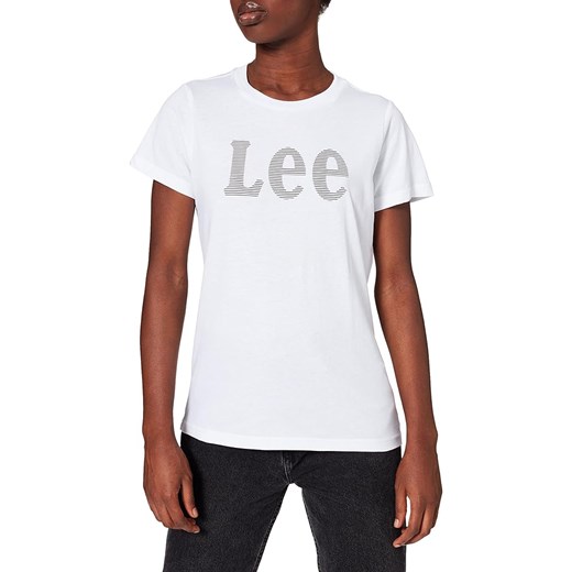 LEE DAMSKA KOSZULKA LEE TEE WHITE L43DEH12 112140084 ze sklepu YouNeedit.pl w kategorii Bluzki damskie - zdjęcie 180290895
