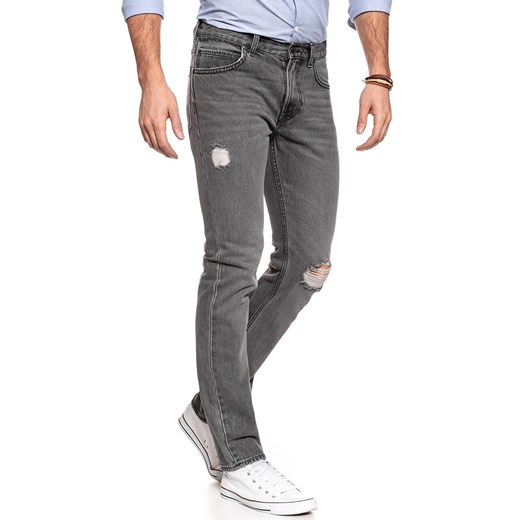 JEANSY MĘSKIE LEE RIDER GREY TRASHED L73DFFIH 112120363 Lee W31 L32 YouNeedit.pl