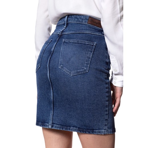 SPÓDNICA JEANSOWA WRANGLER MIDI PENCIL SKIRT SHADOW DANCES W2347096I Wrangler XS YouNeedit.pl