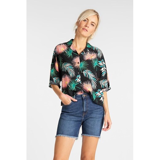 LEE FLORAL RESORT SHIRT RELAXED FIT DAMSKA KOSZULA BLACK L46DDW01 112110881 ze sklepu YouNeedit.pl w kategorii Koszule damskie - zdjęcie 180291129