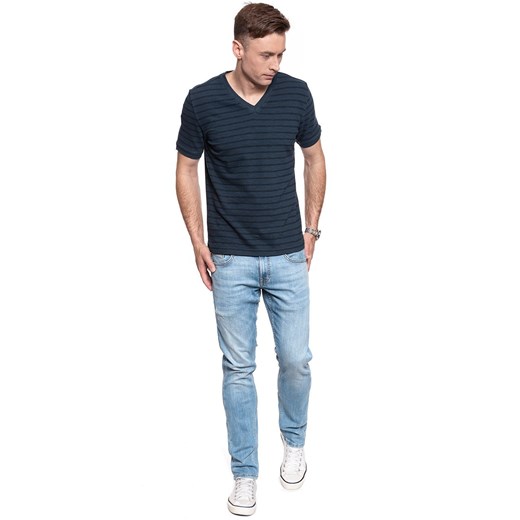 MĘSKI T-SHIRT MUSTANG ALEX V STRIPE 1009954 11834 Mustang M YouNeedit.pl